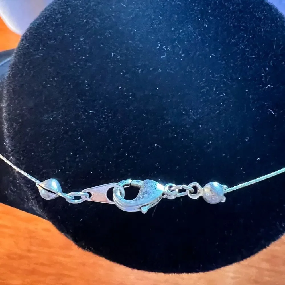 Vintage Silver Festoon Necklace - Picture 4 of 7